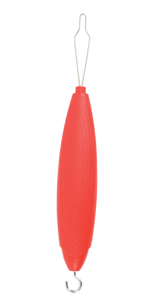 Button Hook Zipper - Red